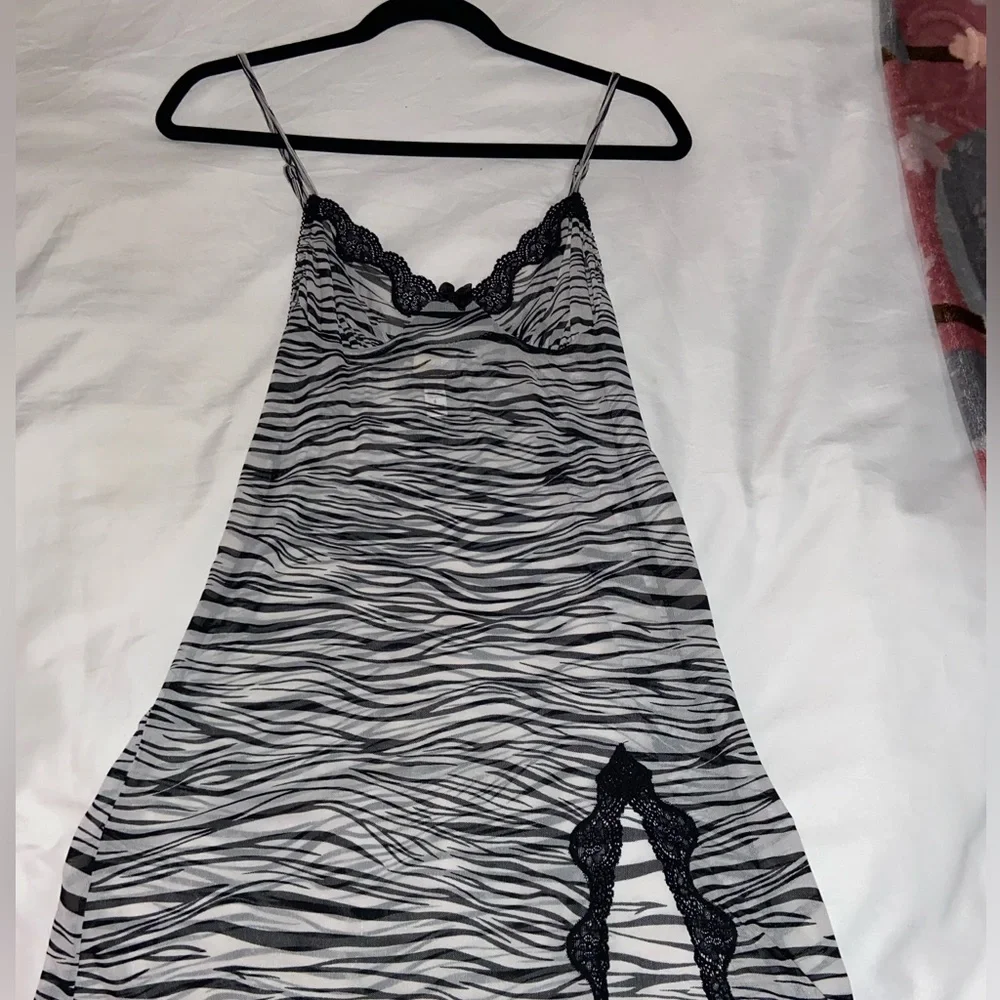 Slip dress zebra print - Picture 1 of 4